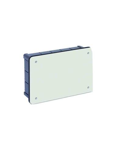 Caixa derivação rectangular 300x200x60mm com parafusos (retractilado) solera 5502