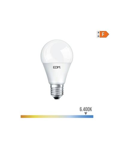 Lâmpada de led standard e27 10w 932lm 6400k luz fria ø5,9x11cm edm