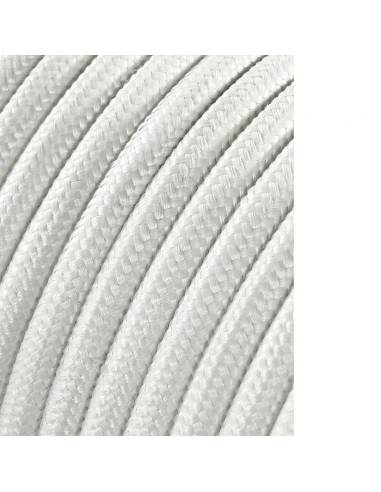 Cable cordon tubulaire 2x0,75mm c01 blanco 25m