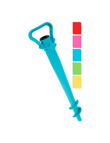 Estaca de plástico para parasol 41cm cores variadas
