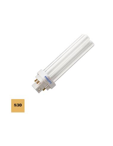 Lâmpada de baixo consumo lynx d-26w g24 830k pld-4pin luz quente 17,4cm philips