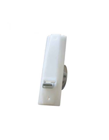 Enrolador de embutir com espelho branco sistema maxi 25x165x140mm (140x155mm)
