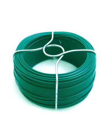 Arame plastificado verde n° 6 - 1,40mmx50mts - 240gr