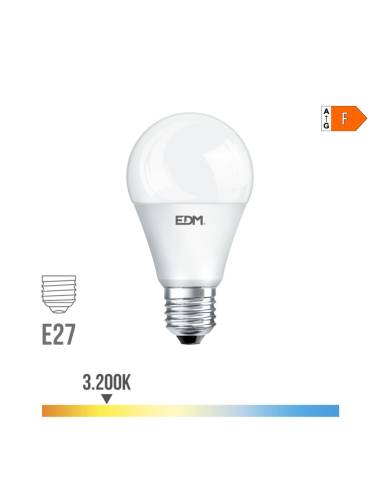 Lâmpada de led standard e27 20w 2100lm 3200k luz quente ø6,5x12,5cm edm