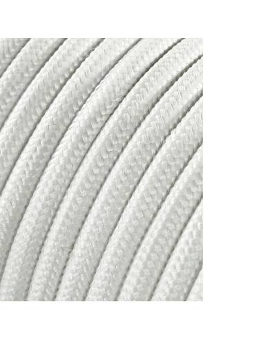 Cable cordon tubulaire 2x0,75mm c01 blanco 5m
