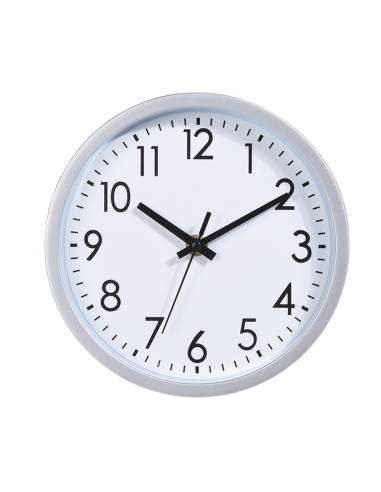Reloj de pared redondo colores surtidos con fondo blanco ø20cm x3,8cm