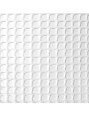 Rolo de malha leve cor branco 1x25m quadro: 4,5x4,5mm nortene