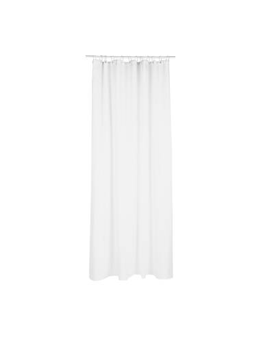 Cortina de baño - polyester - blanca - 180x200cm