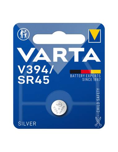 Micro pilha botão varta silver sr45 - v394 1,55v(blíster 1 un) ø9,5x3,6mm
