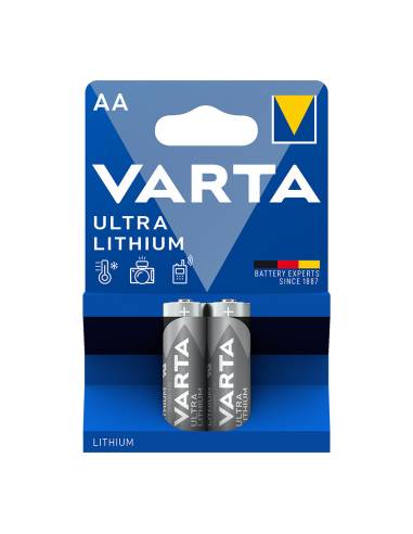 Pila varta ultra lithium aa - lr06 (blister 2 unid) ø14,5x50,5mm