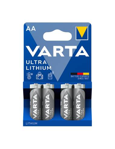 Pila varta ultra lithium aa - lr06 (blister 4 unid) ø14,5x50,5mm