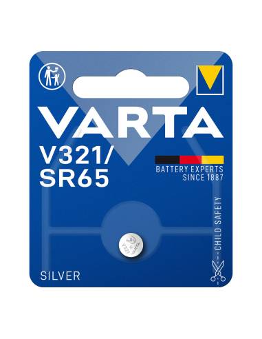 Micro pila varta silver sr65 - v321 1,55v (blister 1 unid) ø6,8x1,65mm