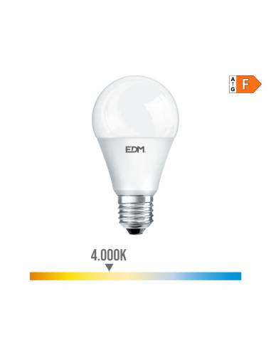 Lâmpada de led standard e27 7w 580lm 4000k luz do dia ø5,9x11cm edm