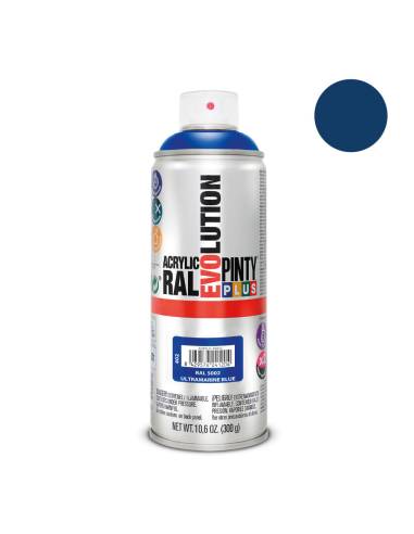 Pintura em spray pintyplus evolution 520cc ral 5002 azul ultramar