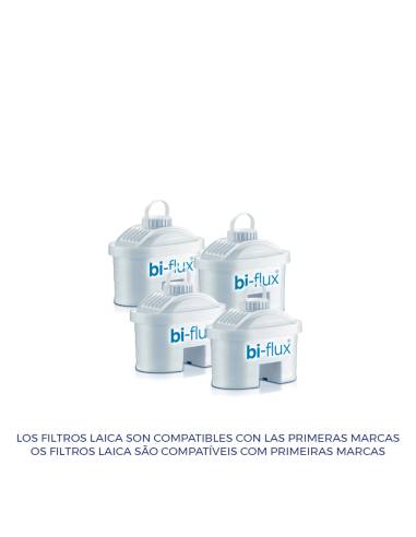 S.of. kit 3+1 filtros laica biflux f4m2b28t150 f4s/it