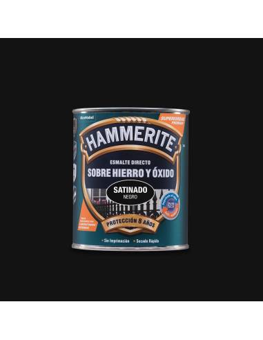 Hammerite esmalte metalico satinado negro 0.750l 5093689