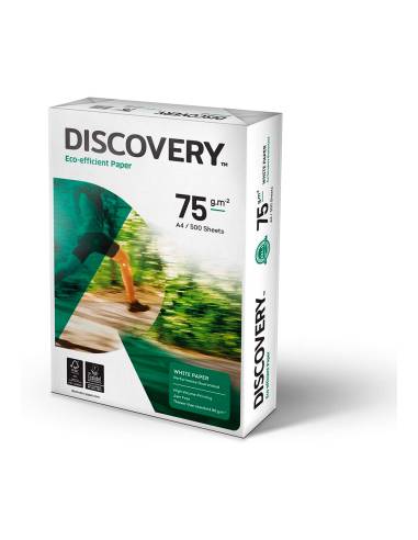 Pack 500 hojas papel multifunción discovery dina4 75gr