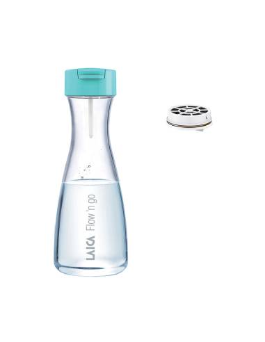 Botella de agua filtracion instantanea flow'ngo laica 1,25lt (incluye 1 filtro) b01ba01