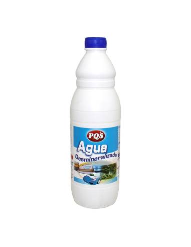 Agua desmineralizada garrafa 1l pqs