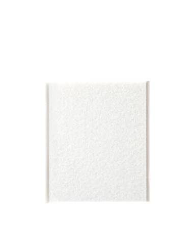 Pack 1 fieltro blanco sintetico adhesivo 100x85mm plasfix inofix