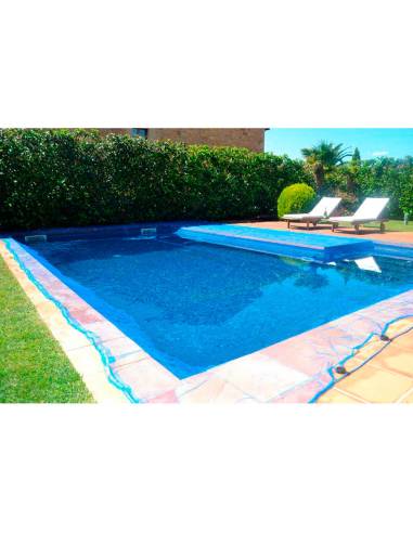 Malla para piscina 7x7m leaf pool cover
