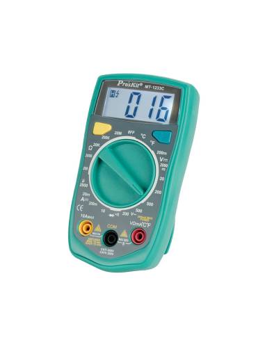 Multímetro digital 3 1/2 dígitos com teste de temperatura proskit