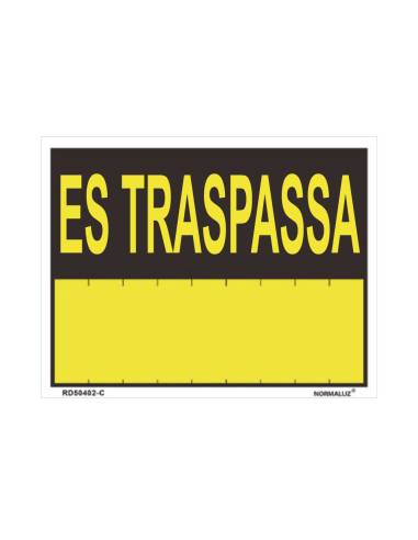 Trespassa-se (pvc 0.4mm) 35x45cm