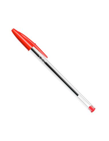 Pack 50 uni. bolígrafo bic cristal rojo