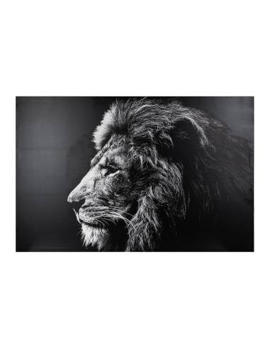 Cuadro lona decorativo león 118x78cm