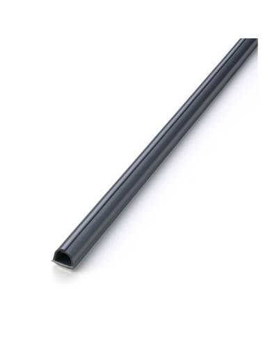 Cablefix adhesive 8x7mm cinzento metálica 4mts (blister) inofix.