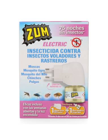 Zum insecticida electrico aparato+ recambio t-1001
