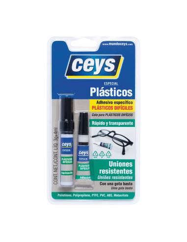 Ceys especial plásticos dificeis 3g+4ml 504114