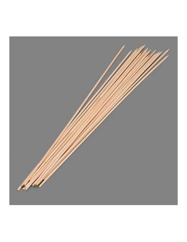 Blister 100 espetos de madeira higienico de 300x2mm