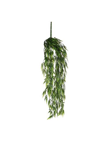 Bambú colgante color verde ø15x80cm