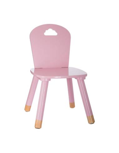 Cadeira infantil cor rosa 32x31.5x50cm