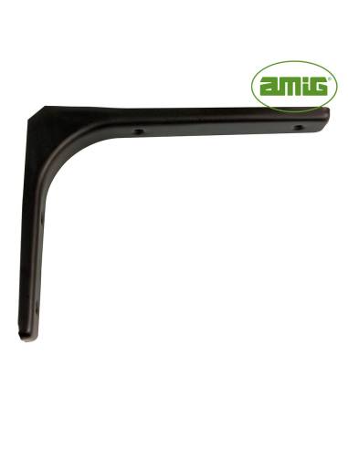 S.of. angulo 4-200x150 aluminio negro (s) amig