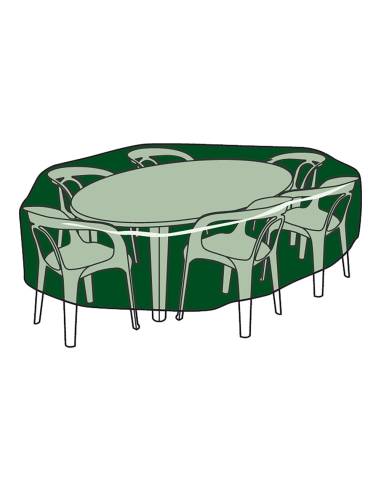 Capa protetora. cobertura de mesa e cadeira ø205x90cm 100gr/m²