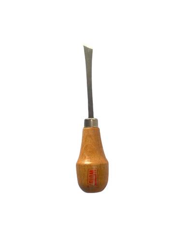 Gubia mango bola modelo 116 b con mango bola. ancho 12mm, espesor 1,5mm. wuto