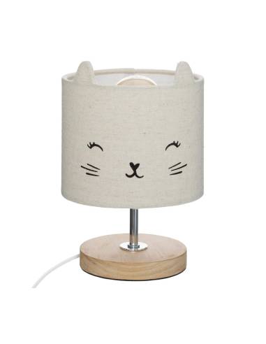 Candeeiro infantil de mesa "cat" e14 (lâmpada não incluida)
