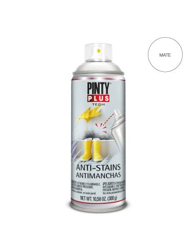 Pintura en spray pintyplus tech antimanchas spray 520cc x101 blanco