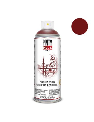 Pintura en spray pintyplus tech pintura forja 520cc rojo fj825