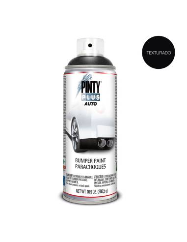 Tinta em spray pintyplus auto 520cc bumper texturado preto bt 104