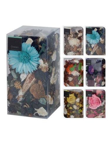 Caixa de flores de 250 gr com aroma. vários modelos