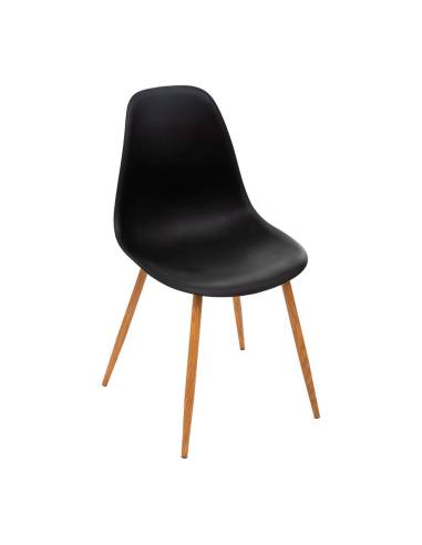 Cadeira preta coleção taho47x53x85cm