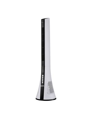 Ventilador de torre potencia: 40w con mando a distancia blanco 28,5x27,8x110,8cm edm