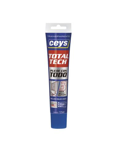 Ceys total tech transparente tubo 125ml 507242