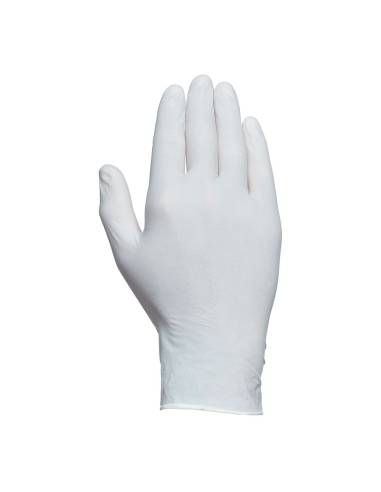 Caja 100 guantes desechables látex con polvo talla 8 juba