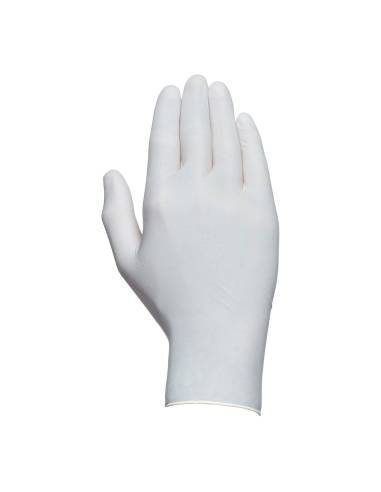 Caja 100 guantes desechables látex sin polvo talla 8 juba