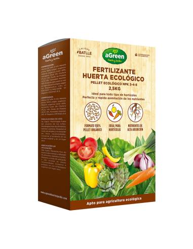 Fertilizante horta pellet eco 2,5kg agreen