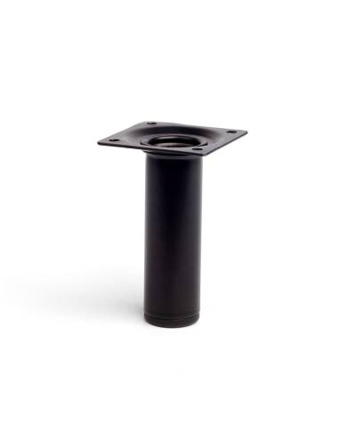 Pata cilíndrica de acero en color negro mod. 401g. dimensiones ø3x10cm 2-401g.100.03 rei